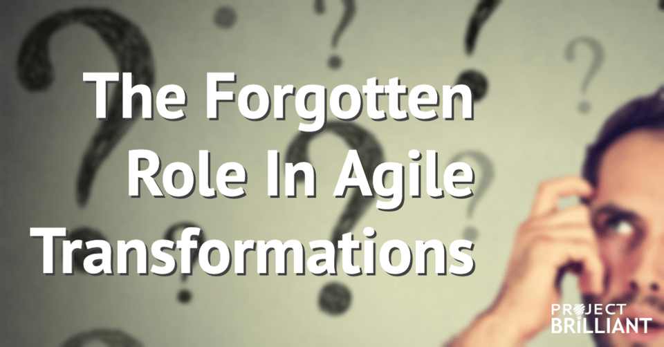 The Forgotten Role In Agile Transformations